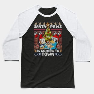 Santa Paws Baseball T-Shirt